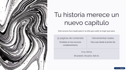 Cuando Crecimos Demasiado Rapido, ebook para personas que maternaron a otros-3 pasos